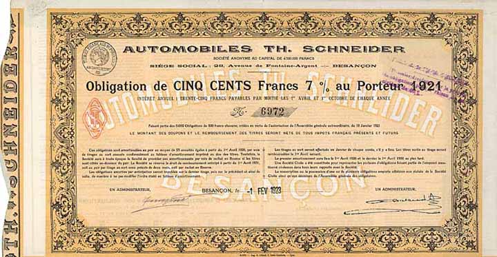 Automobiles Th. Schneider & Cie.