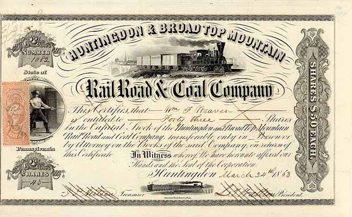 Huntingdon & Broad Top Mountain Railroad & Coal Co.
