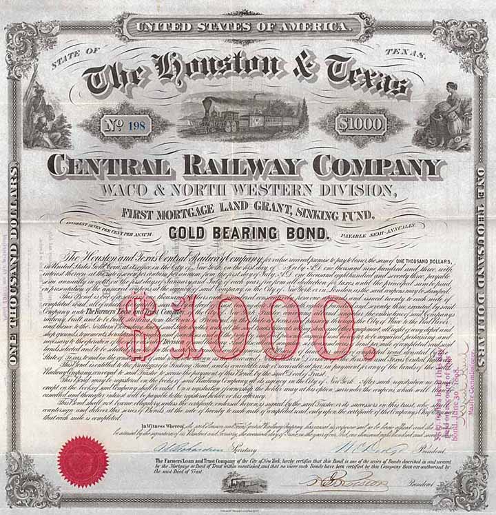 Houston & Texas Central Railway (Waco & North Western Division)