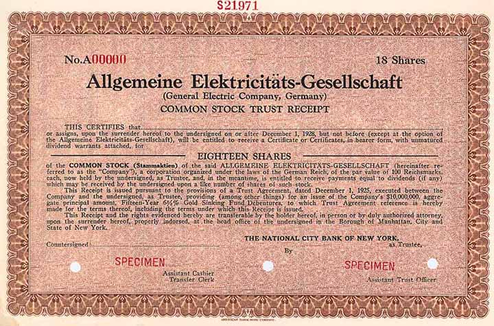 Allgemeine Elektricitäts-Gesellschaft