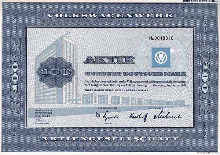 Volkswagenwerk AG