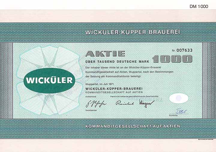 Wicküler-Küpper-Brauerei KGaA