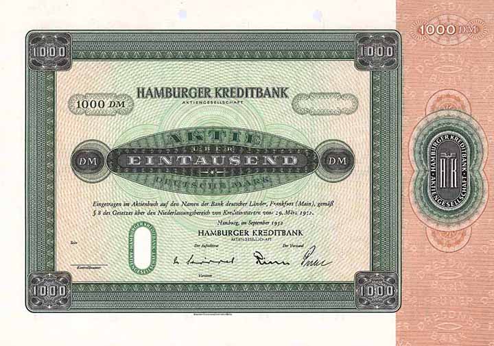 Hamburger Kreditbank AG