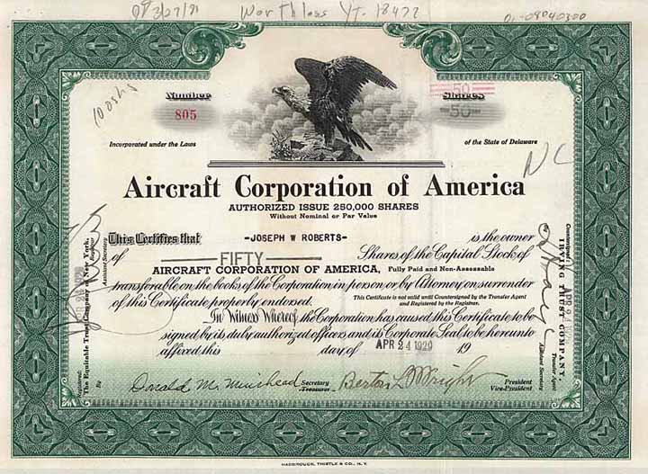 Aircraft Corp. of America