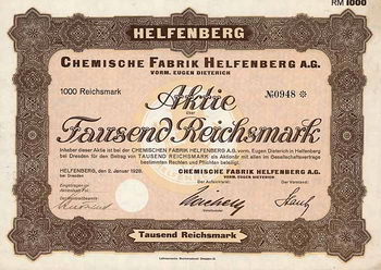 Chemische Fabrik Helfenberg AG vorm. Eugen Dieterich