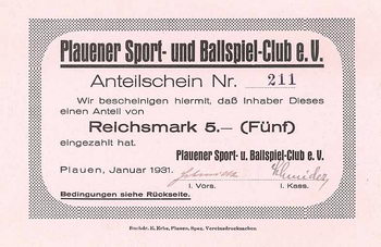 Plauener Sport- und Ballspiel-Club e.V.