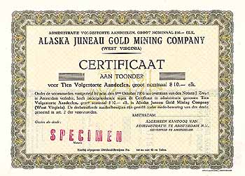Alaska Juneau Gold Mining Co.