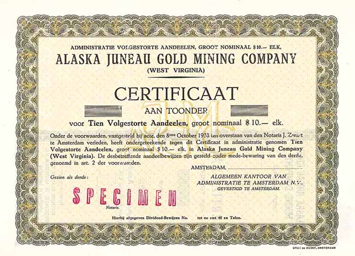 Alaska Juneau Gold Mining Co.