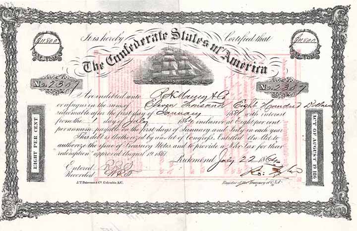 Confederate States of America, Cr. 105 (R4) - Ball 140 (R5+)