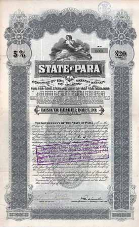 State of Para 5 % Sterling Loan of 1907