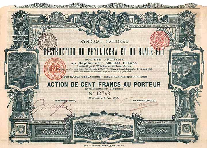 Syndicat National de Destruction du Phylloxéra et du Black-Rot S.A.