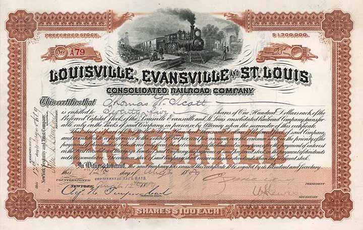 Louisville, Evansville & St. Louis Consolidated Railroad