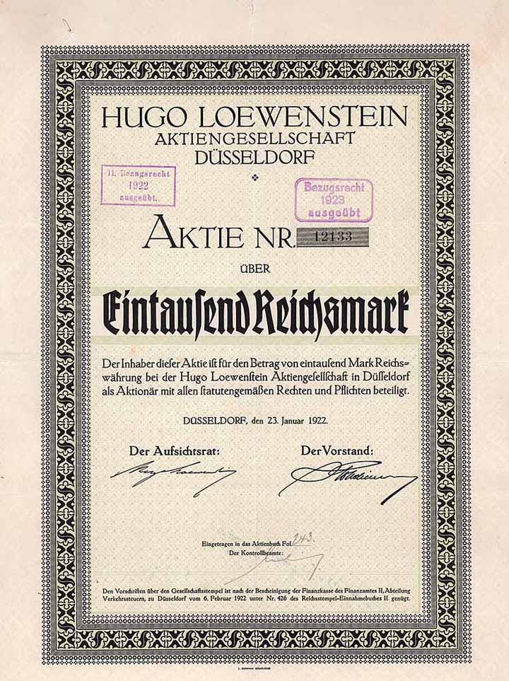 Hugo Loewenstein AG