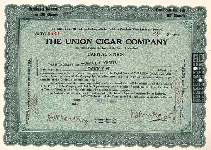 Union Cigar Co.