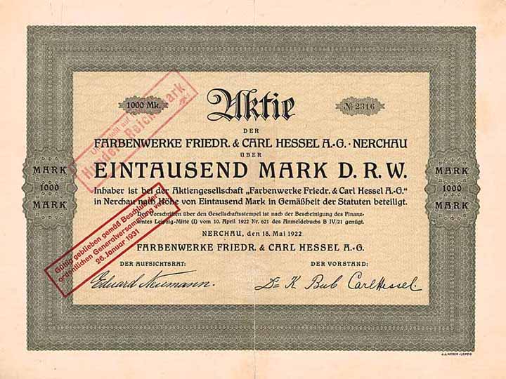 Farbenwerke Friedr. & Carl Hessel AG