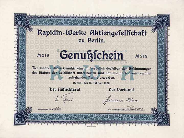 Rapidin-Werke AG