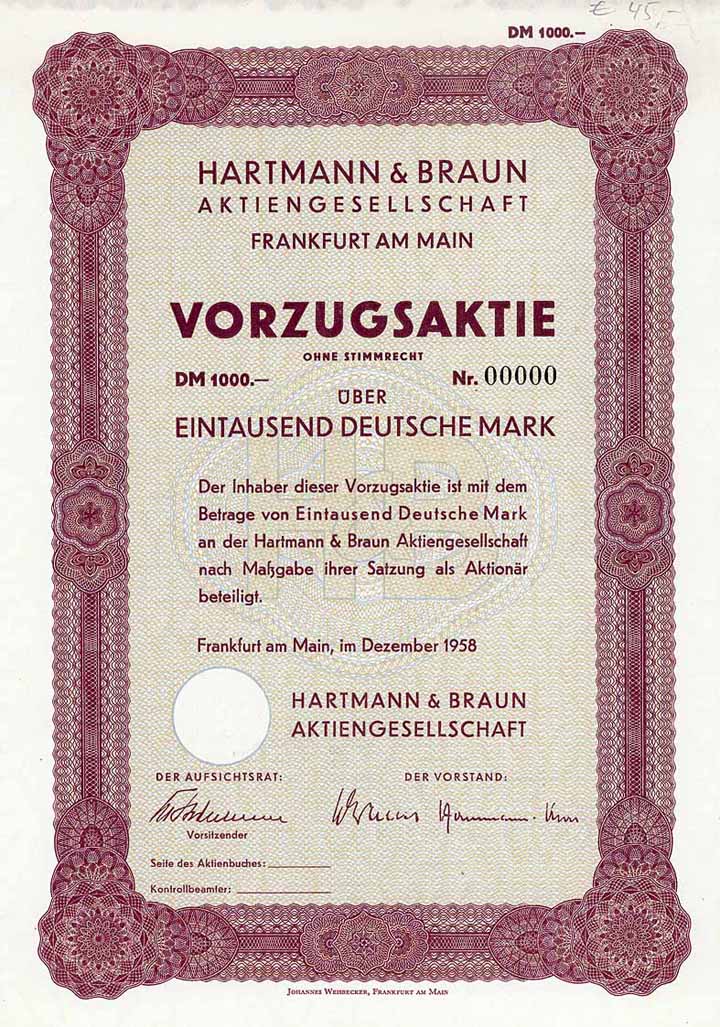 Hartmann & Braun AG