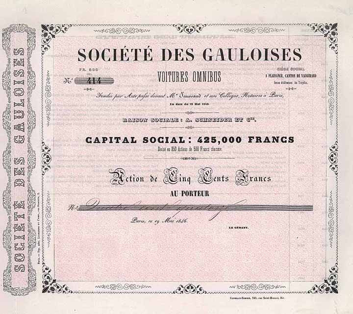 Soc. des Gauloises Voitures Omnibus