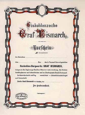 Gaskohlen-Bergwerk Graf Bismarck