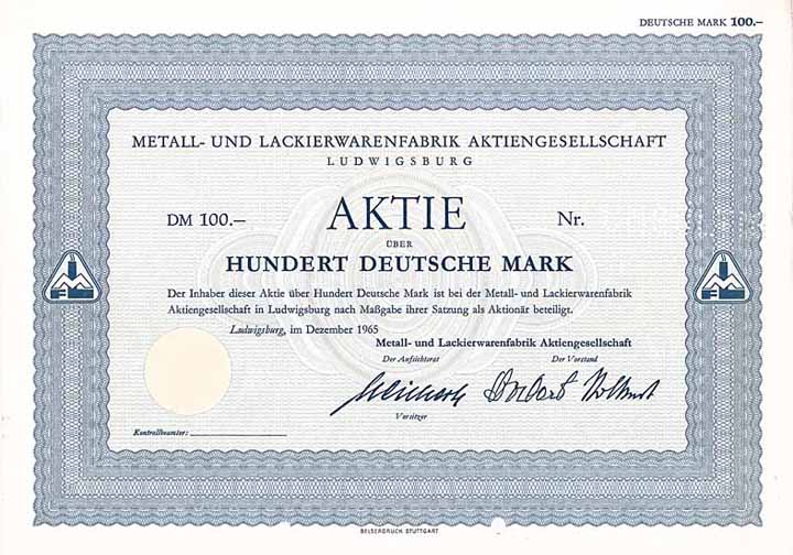 Metall- und Lackierwarenfabrik AG