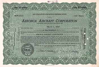 Aeronca Aircraft Corp.