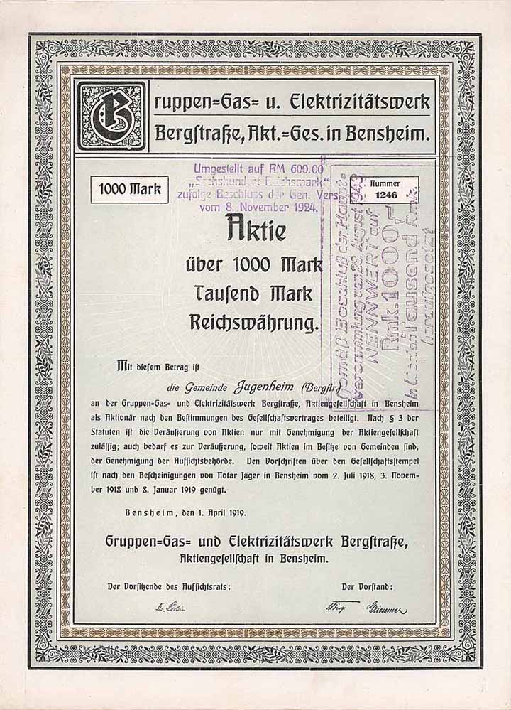 Gruppen-Gas- und Elektrizitätswerke Bergstraße