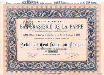 S.A. du Bar-Brasserie de la Barre