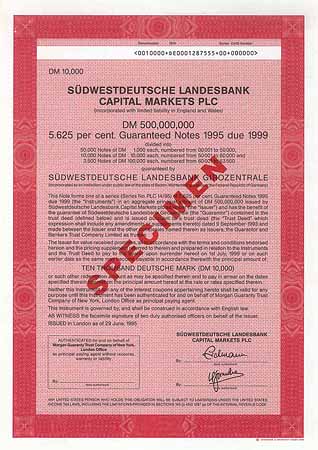 Südwestdeutsche Landesbank Capital Markets plc