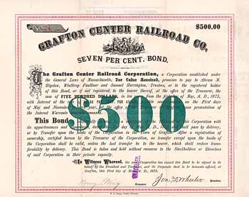 Grafton Center Railroad Co.