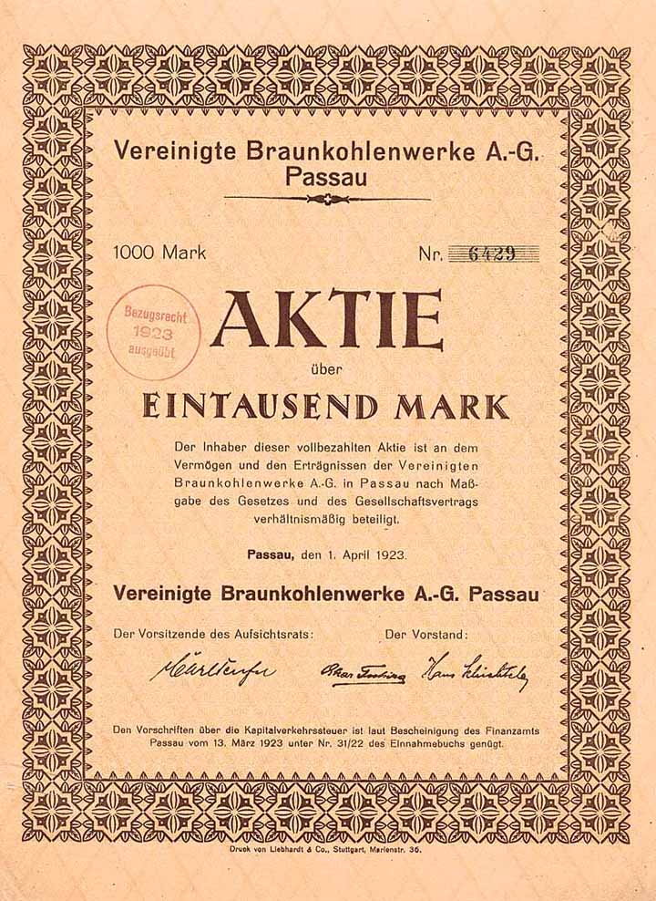 Vereinigte Braunkohlenwerke AG