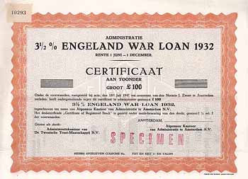England War Loan 1932