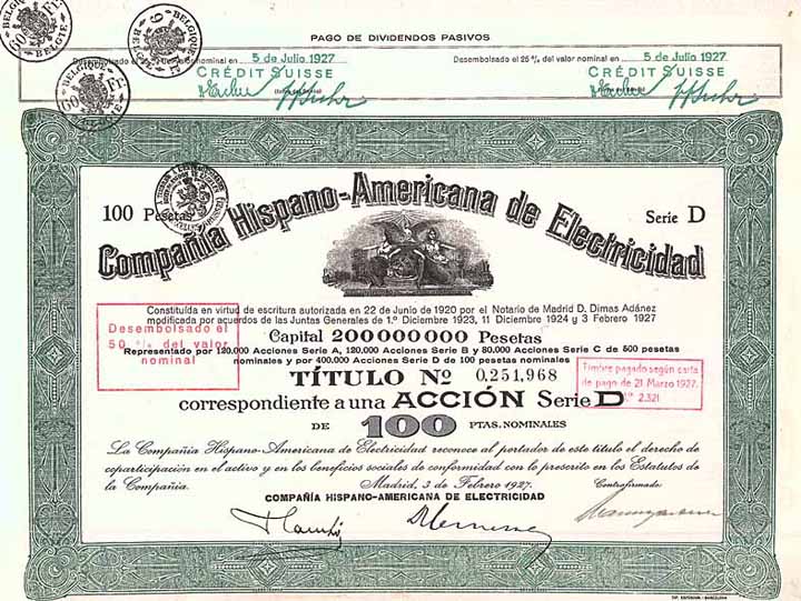 Cia. Hispano-Americana de Electricidad