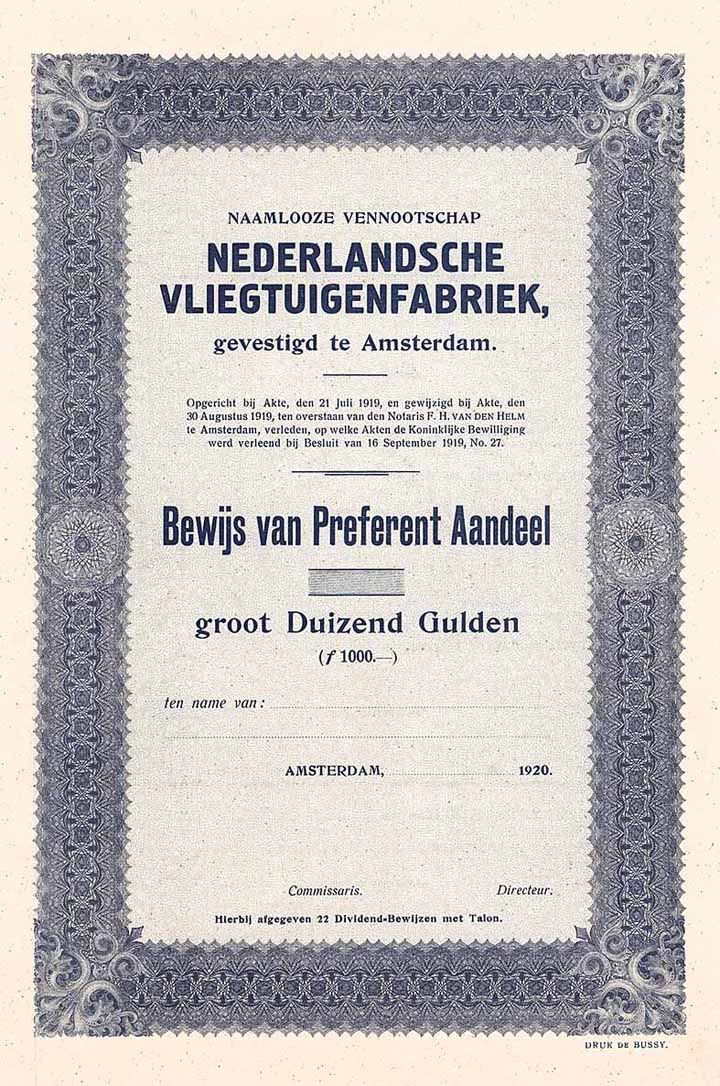 N.V. Nederlandsche Vliegtuigenfabriek