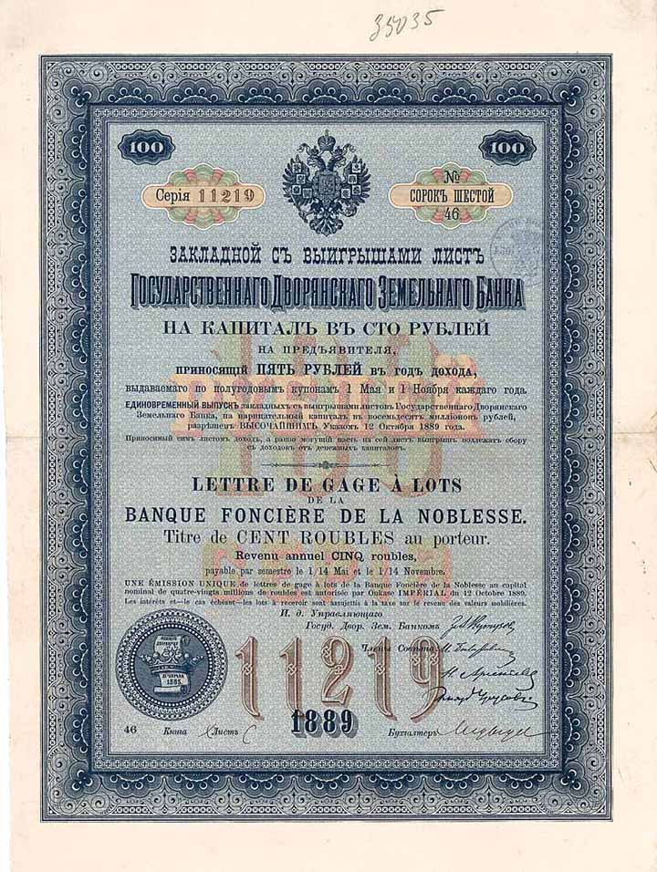 Banque foncière de la noblesse