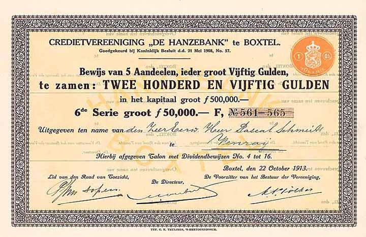 Credietvereeniging “De Hanzebank”