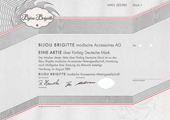 Bijou Brigitte modische Accessoires AG