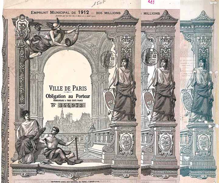 Ville de Paris (9 Stücke)