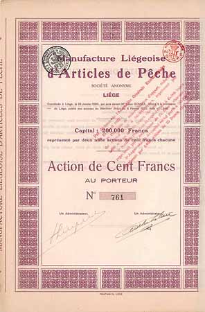 Manufacture Liégeoise d’Articles de Peche S.A.