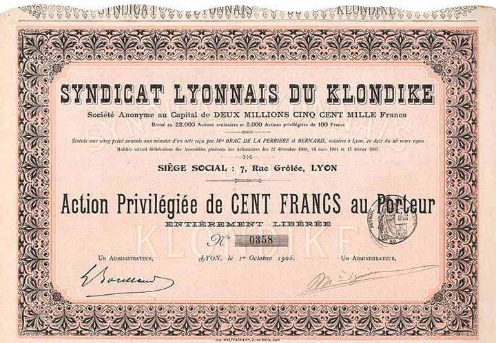 Syndicat Lyonnais du Klondike S.A.