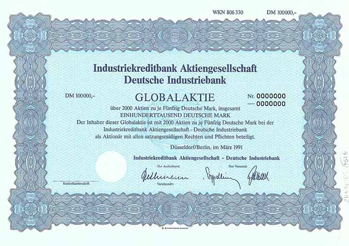 Industriekreditbank AG Deutsche Industriebank