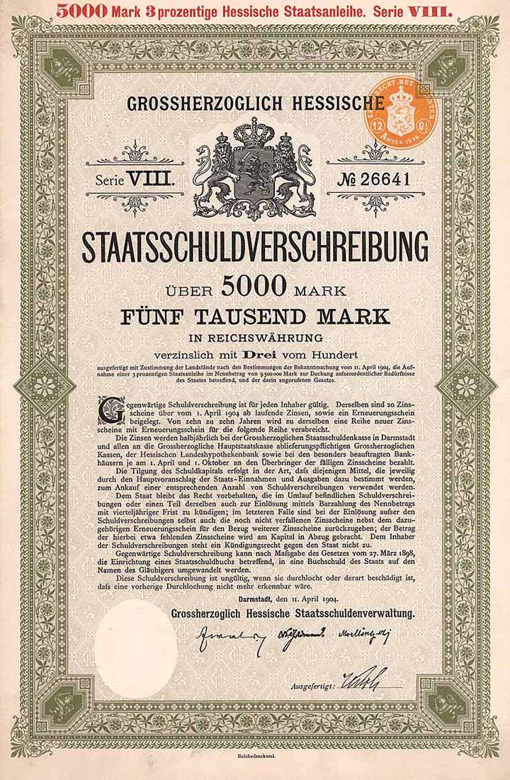 Grossherzogtum Hessen