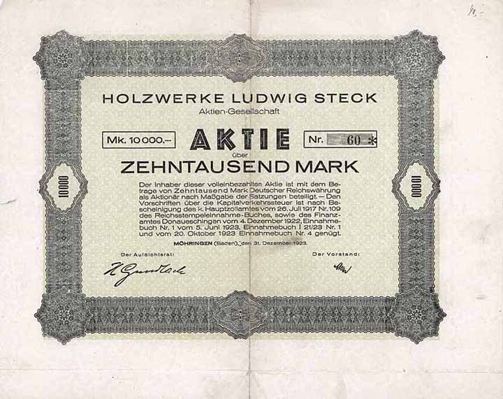 Holzwerke Ludwig Steck AG