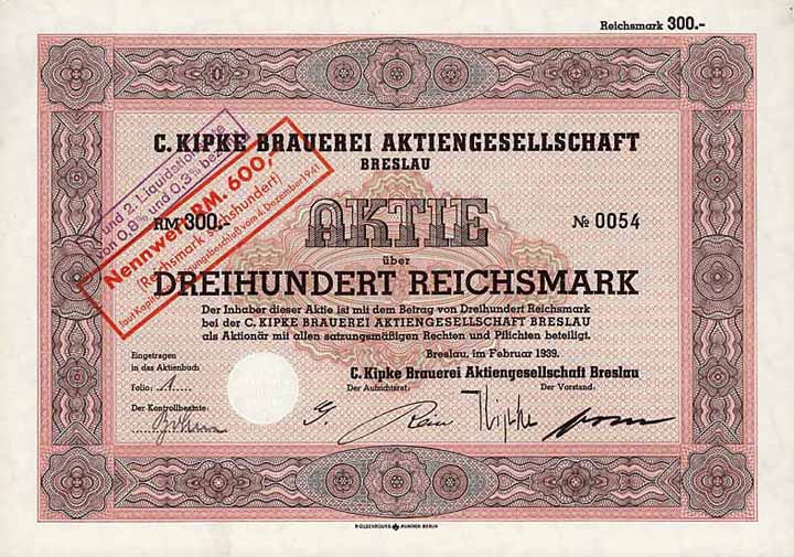 C. Kipke Brauerei AG