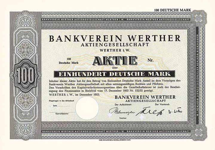 Bankverein Werther AG