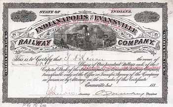 Belleville, Centralia & Eastern Railroad (Indianapolis & Evansville Railway)