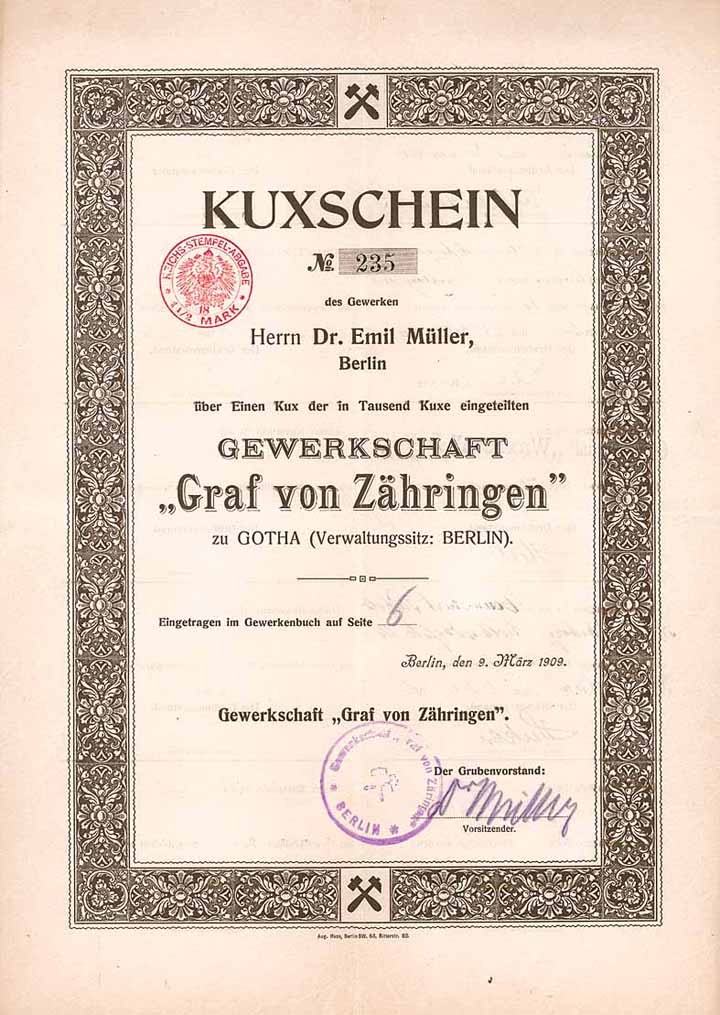 Gewerkschaft Graf von Zähringen
