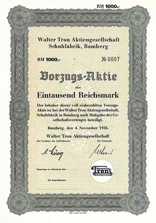 Walter Tron AG Schuhfabrik