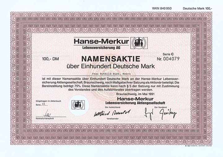 Hanse-Merkur Lebensversicherung AG