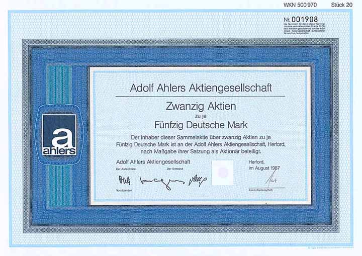 Adolf Ahlers AG