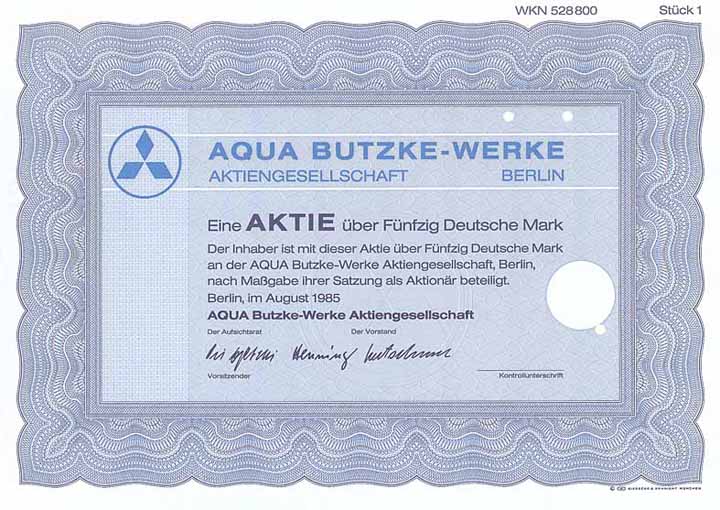 Aqua Butzke-Werke AG